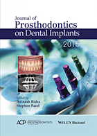 کتاب Journal of Prosthodontics on Dental Implants -نویسنده Avinash  Bidra
