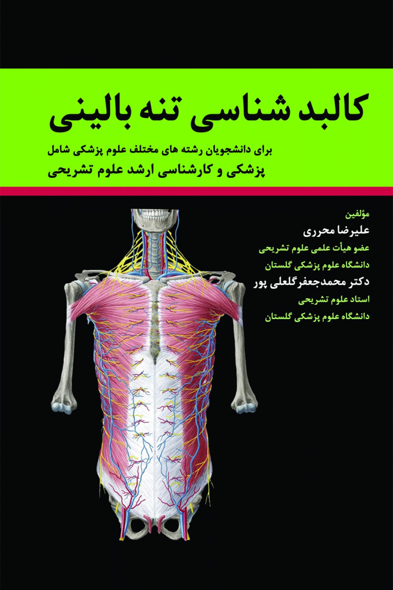 کتاب کالبدشناسی تنه بالینی-نویسنده علیرضا محرری 