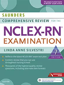 کتاب مرور جامع ساندرز برای آزمون RN تمام رنگی  SAUNDERS COMPREHENSIVE REVIEW FOR THE NCLEX- RN 2018 - نویسنده لیندا آنه سیلوستری