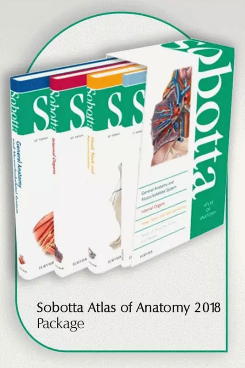 کتاب  اطلس آناتومی زوبوتا  Atlas of Human Anatomy Sobotta 2018 - نویسنده Friedrich Paulsen